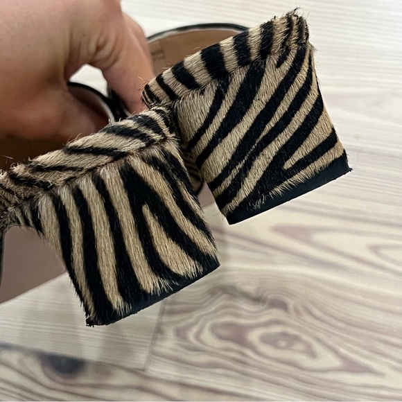 J Crew Layla mule heels in calf hair - Picture 4 of 5